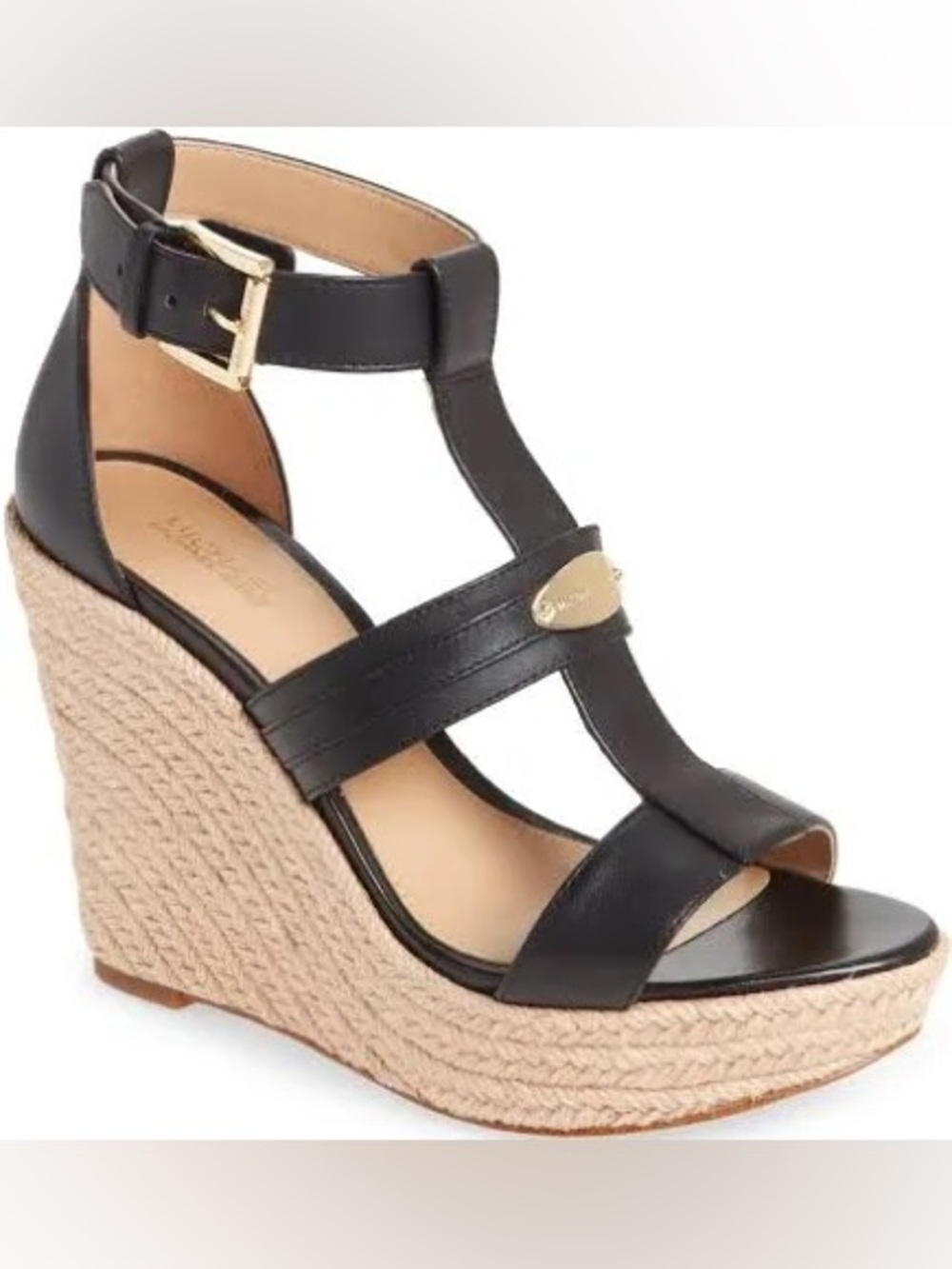 Michael Kors Finley Wedge in Black - 7 1/2 EUC